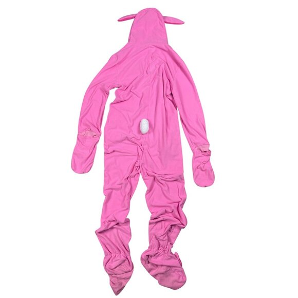 A Christmas Story P. Jammy One Piece Pink Bunny Suit Costume Mens L/XL Full Zip - Picture 2 of 12